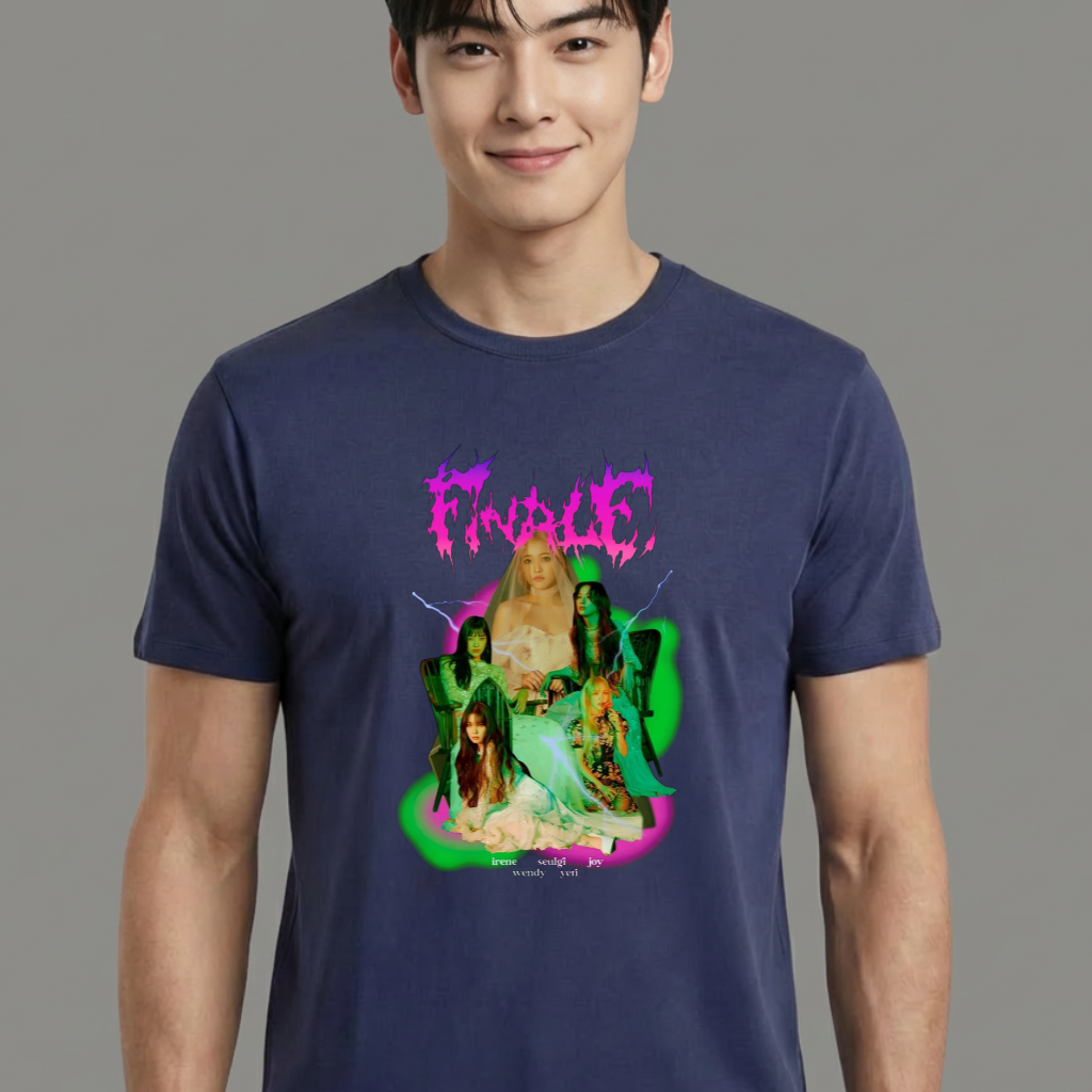 Camiseta camiseta-basica-red-velvet-finale - Azul