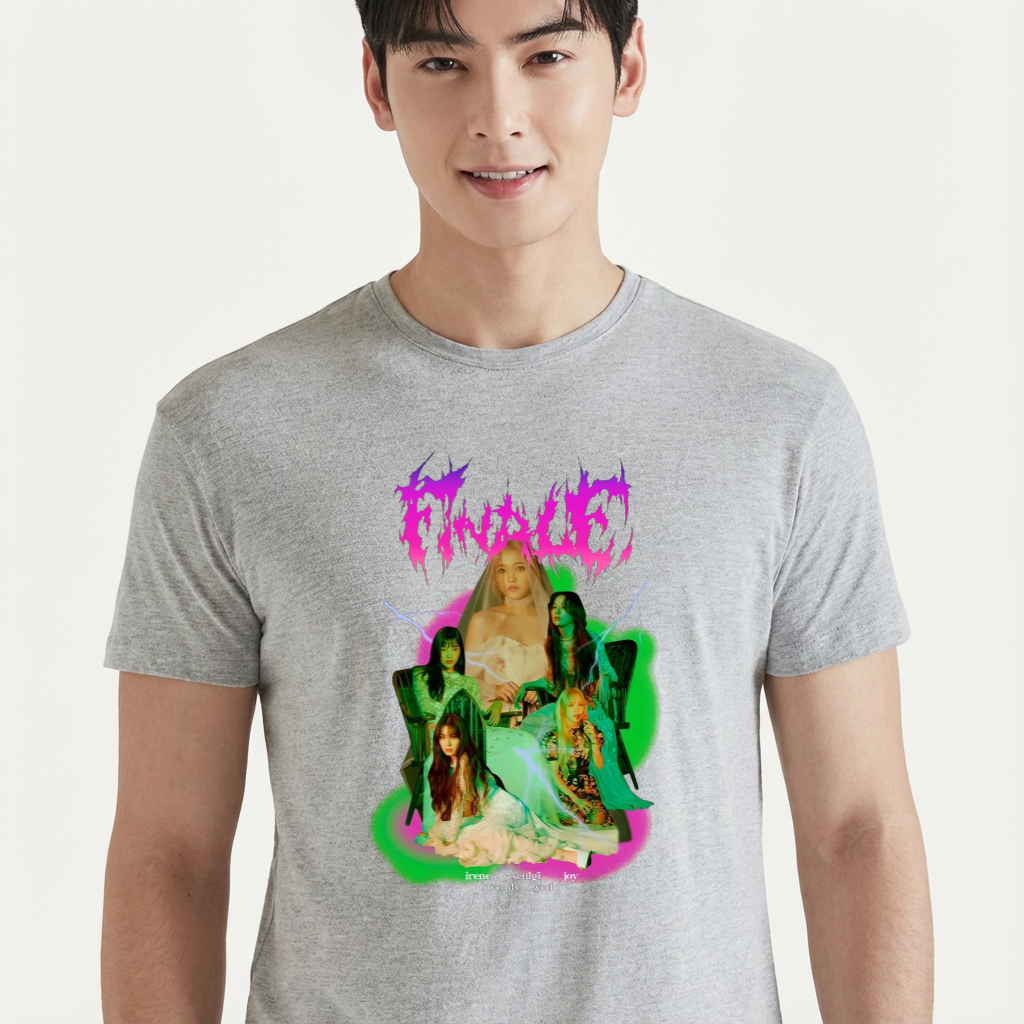 Camiseta Red Velvet Finale cinza