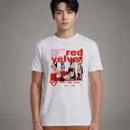 Camiseta Red Velvet Graphic branca