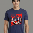 Camiseta Red Velvet Graphic azul