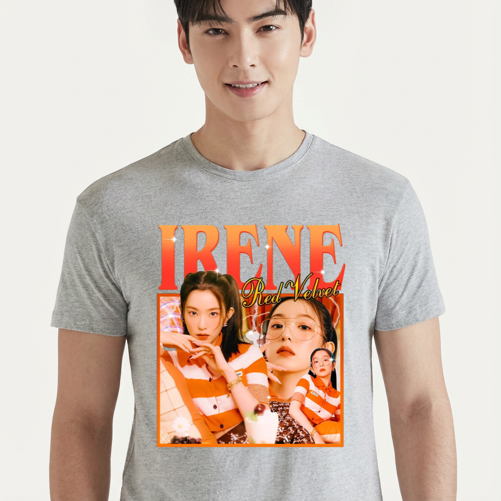 Camiseta Red Velvet Irene cinza