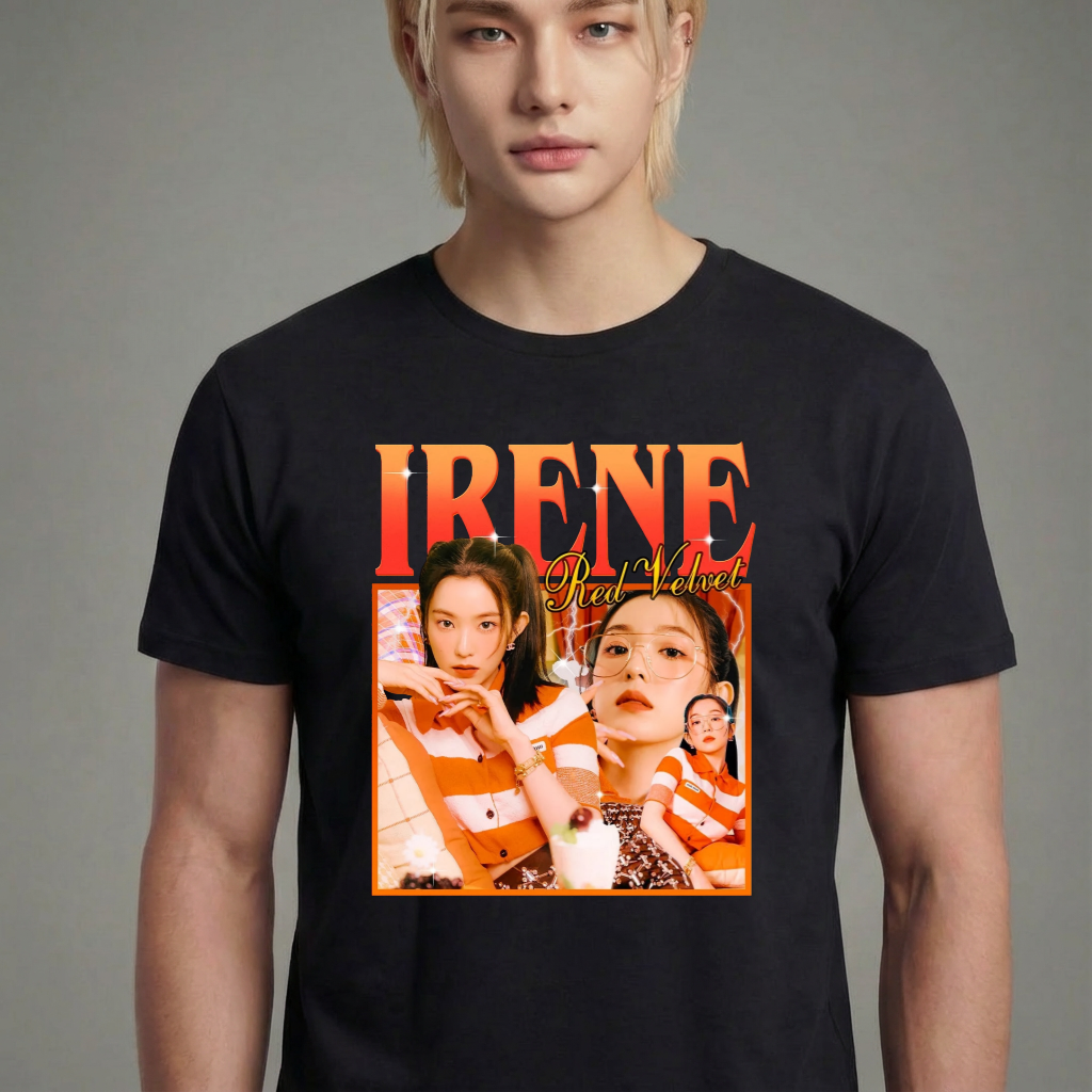 Camiseta camiseta-basica-red-velvet-irene - Preta