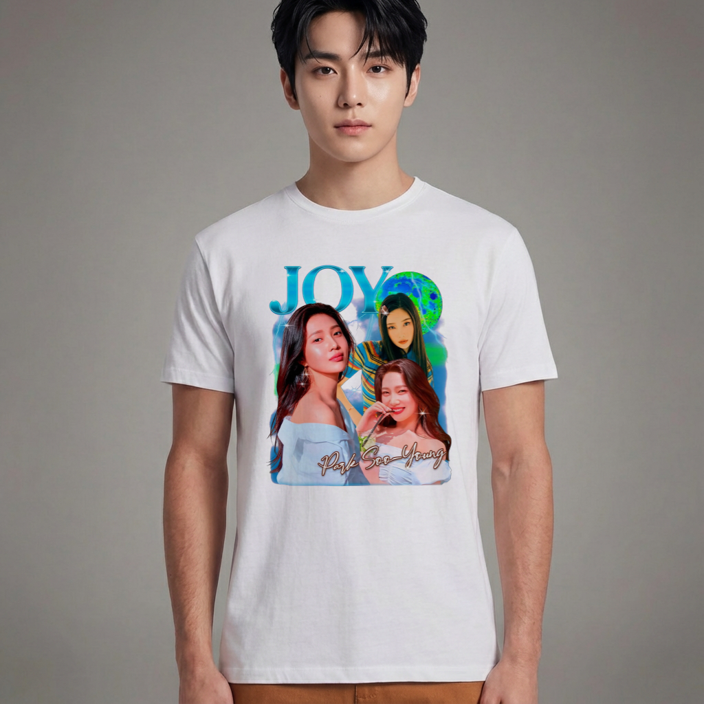 Camiseta Básica Red Velvet Joy - Branca