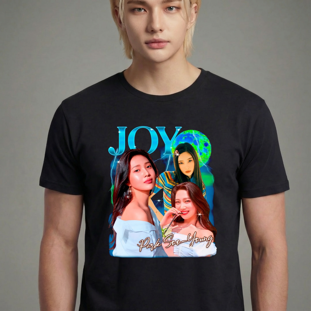 Camiseta camiseta-basica-red-velvet-joy - Preta