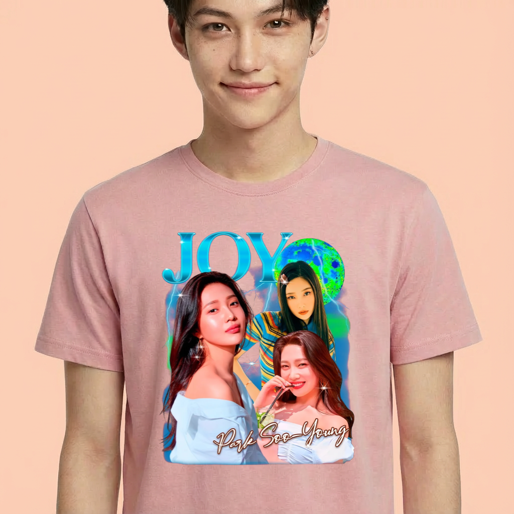 Camiseta camiseta-basica-red-velvet-joy - Rosa