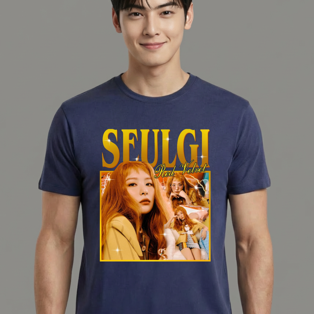 Camiseta camiseta-basica-red-velvet-seulgi - Azul