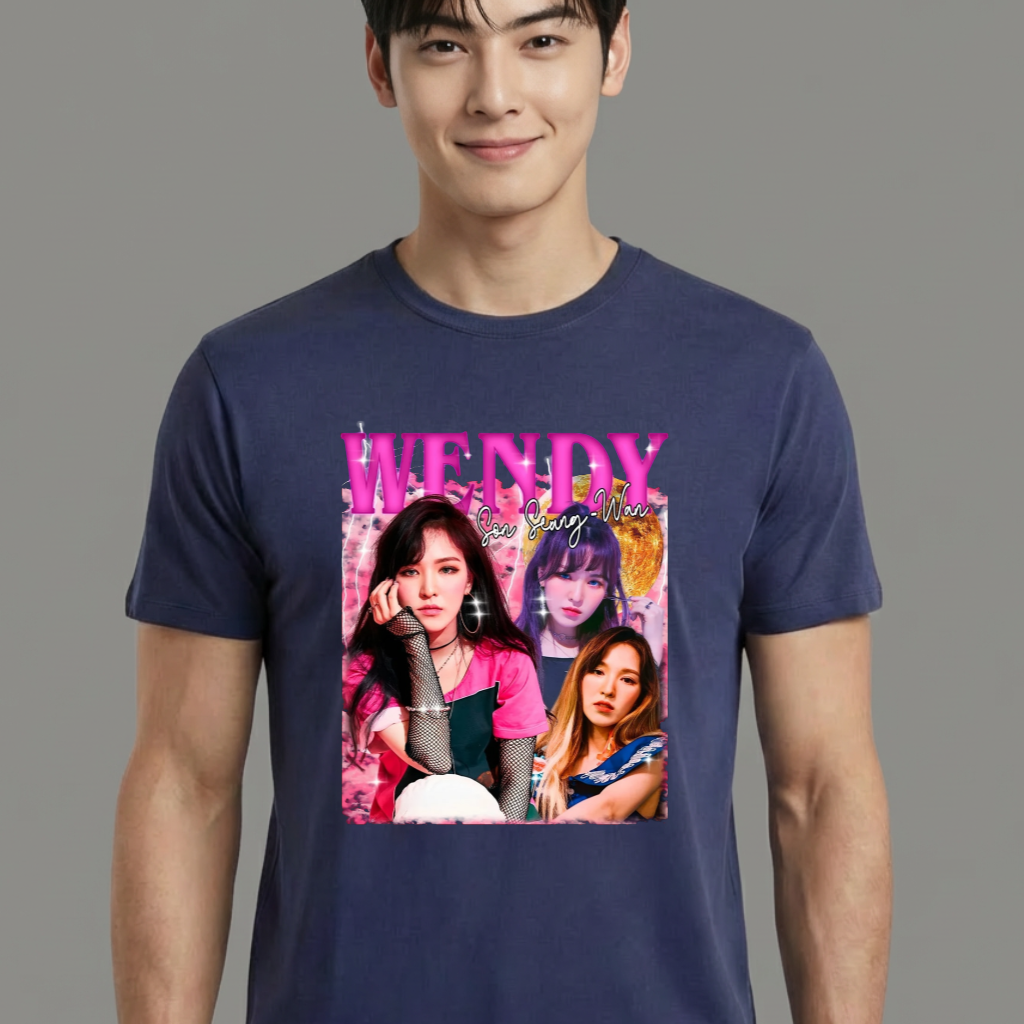 Camiseta camiseta-basica-red-velvet-wendy - Azul