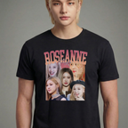 Camiseta Roseanne Park BLACKPINK preta
