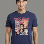 Camiseta Roseanne Park BLACKPINK azul