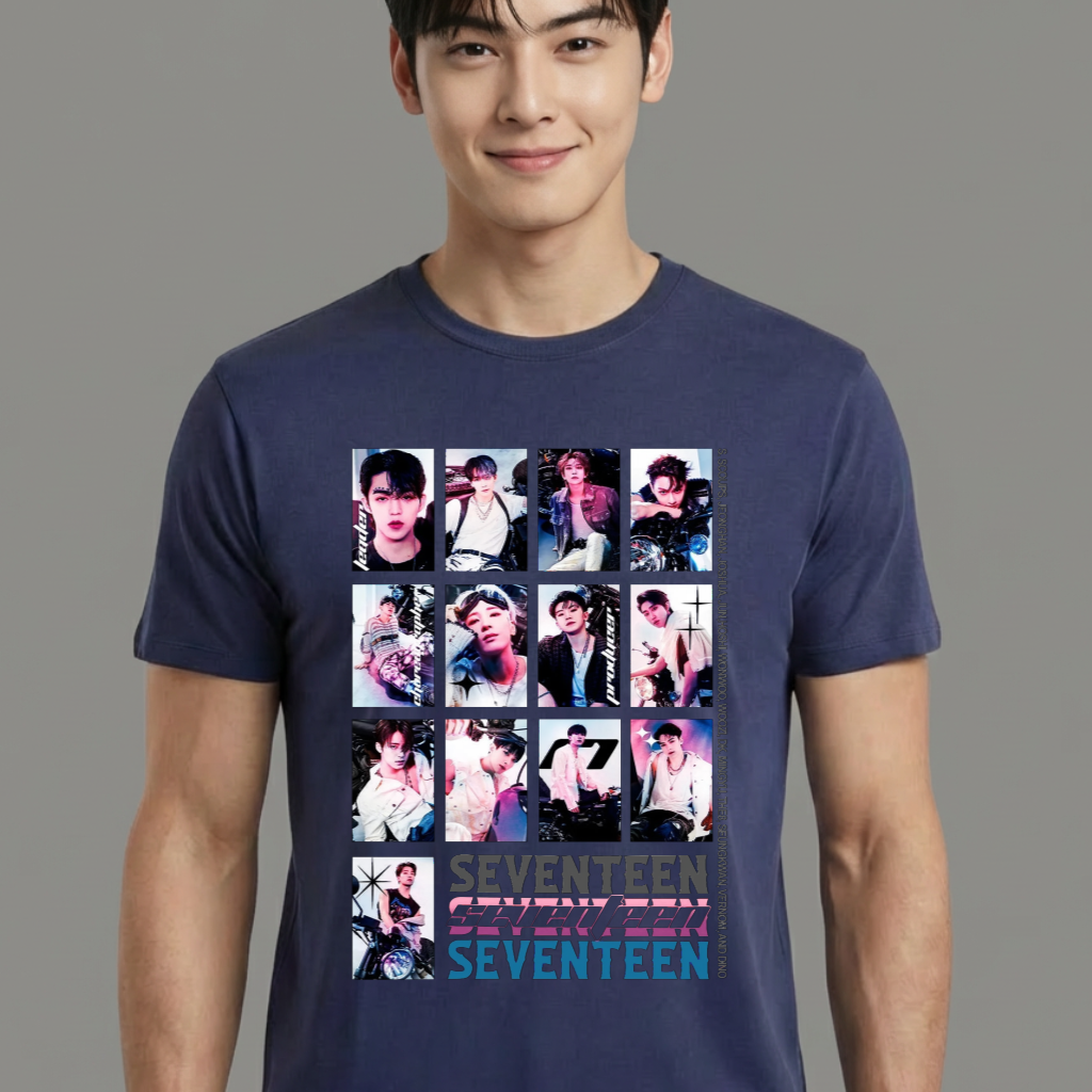 Camiseta camiseta-basica-seventeen-be-the-sun-tour - Azul