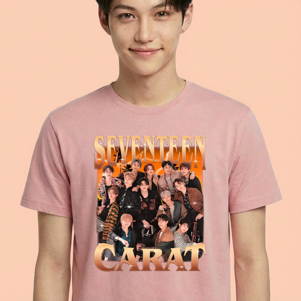Camiseta camiseta-basica-seventeen-carat - Rosa