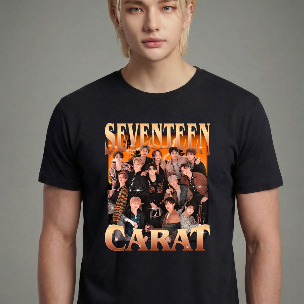 Camiseta camiseta-basica-seventeen-carat - Preta