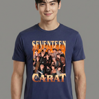 Camiseta Seventeen Carat azul