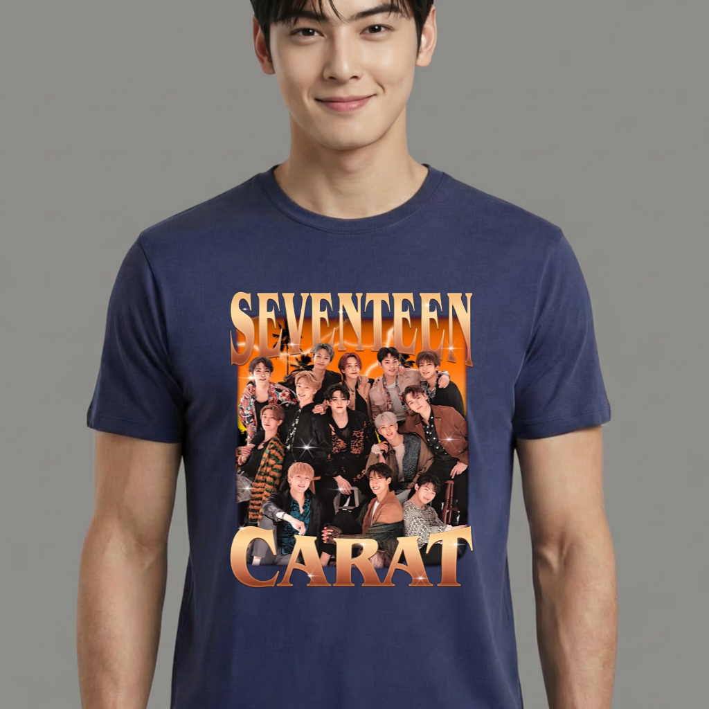 Camiseta camiseta-basica-seventeen-carat - Azul