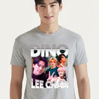 Camiseta Seventeen Dino cinza