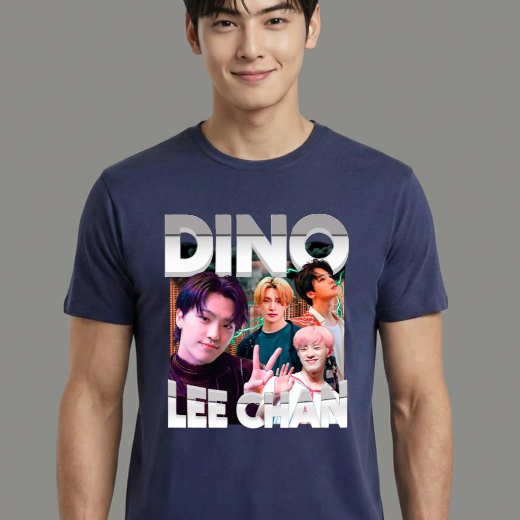 Camiseta camiseta-basica-seventeen-dino - Azul