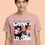 Camiseta Seventeen Dino rosa