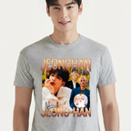 Camiseta Seventeen Jeonghan cinza