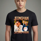 Camiseta Seventeen Jeonghan preta