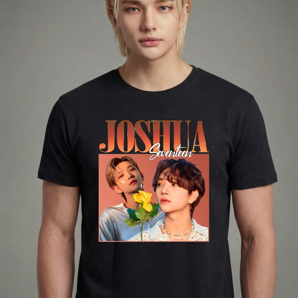 Camiseta Seventeen Joshua preta