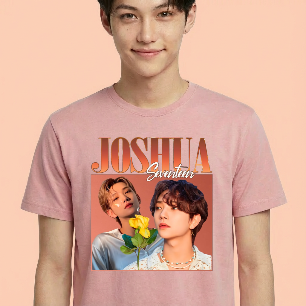 Camiseta camiseta-basica-seventeen-joshua - Rosa