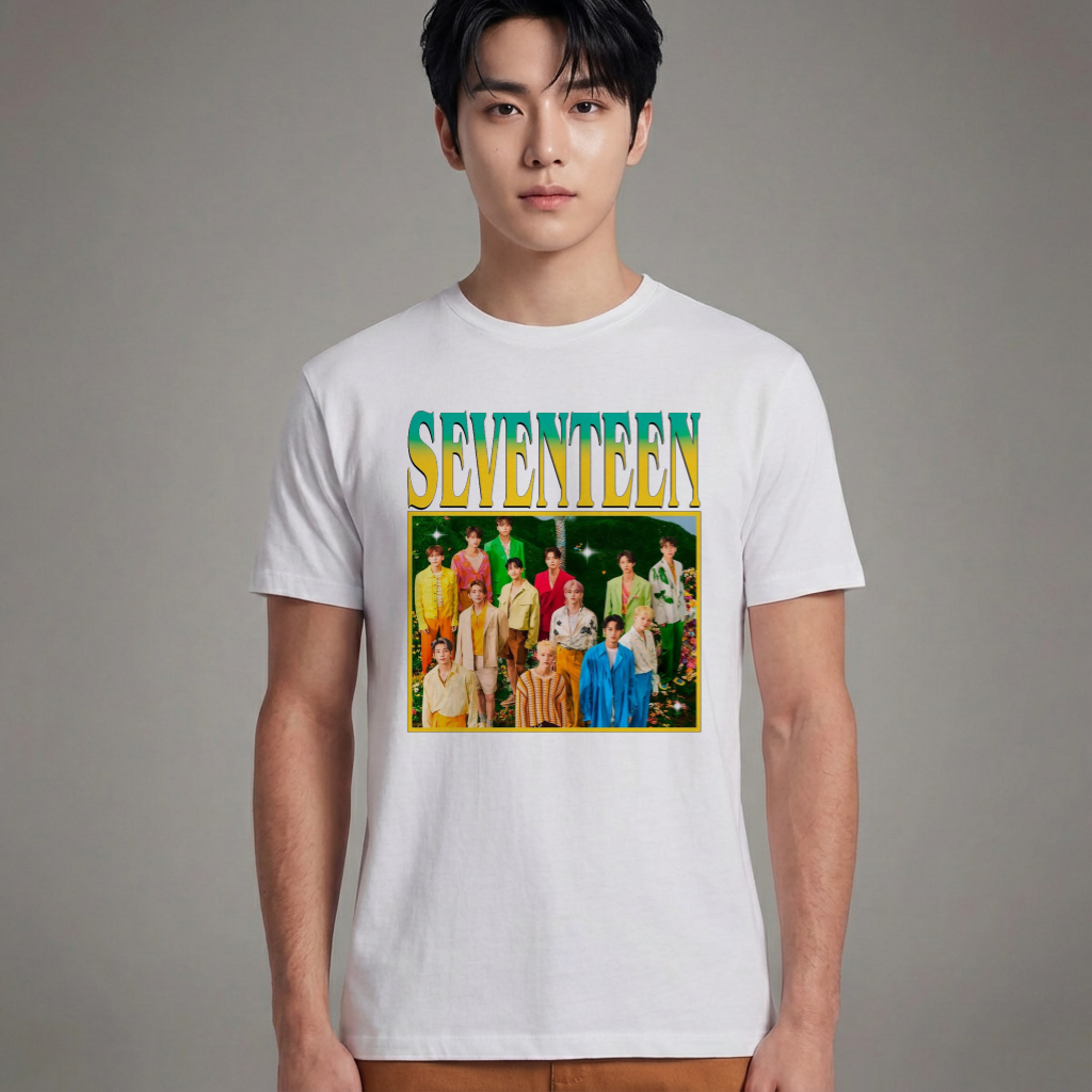 Camiseta Básica Seventeen Retro Classic - Branca