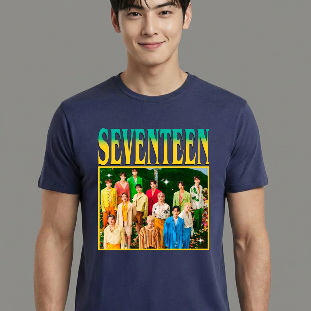 Camiseta Seventeen Retro Classic azul