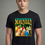 Camiseta Seventeen Retro Classic preta