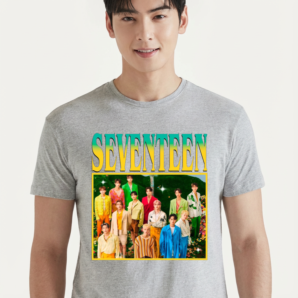 Camiseta camiseta-basica-seventeen-retro-classic - Cinza