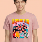 Camiseta Seventeen Retro rosa