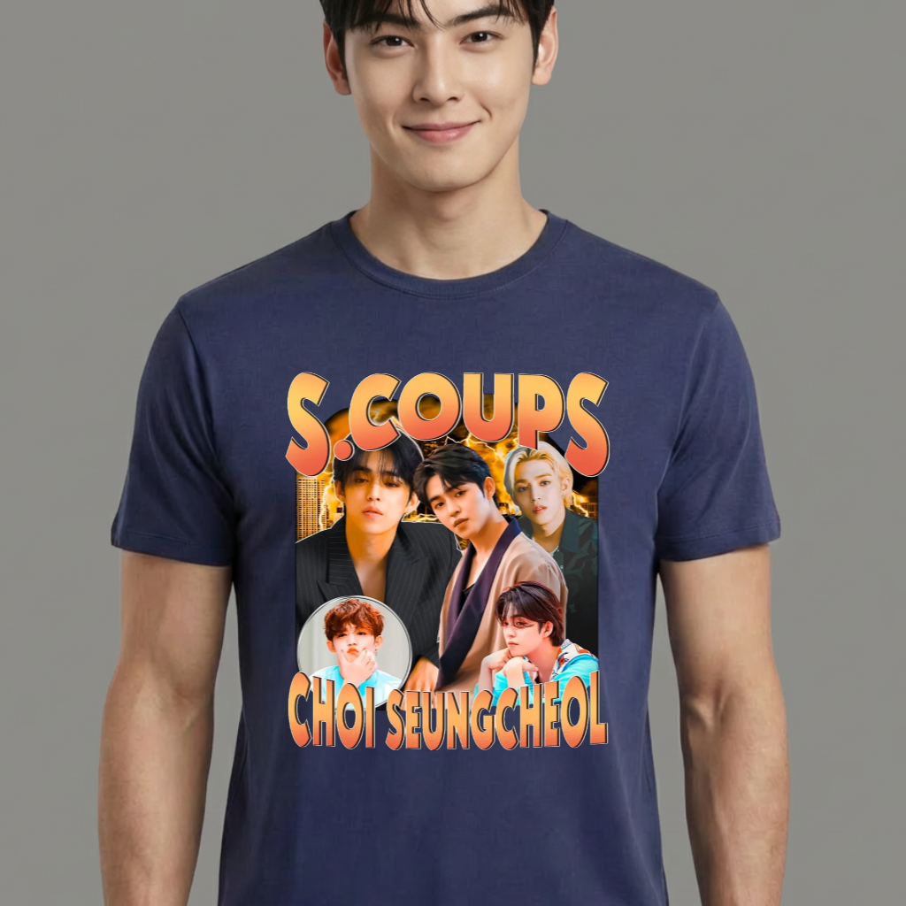Camiseta Seventeen S.Coups azul