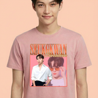 Camiseta Seventeen Seungkwan Retro rosa