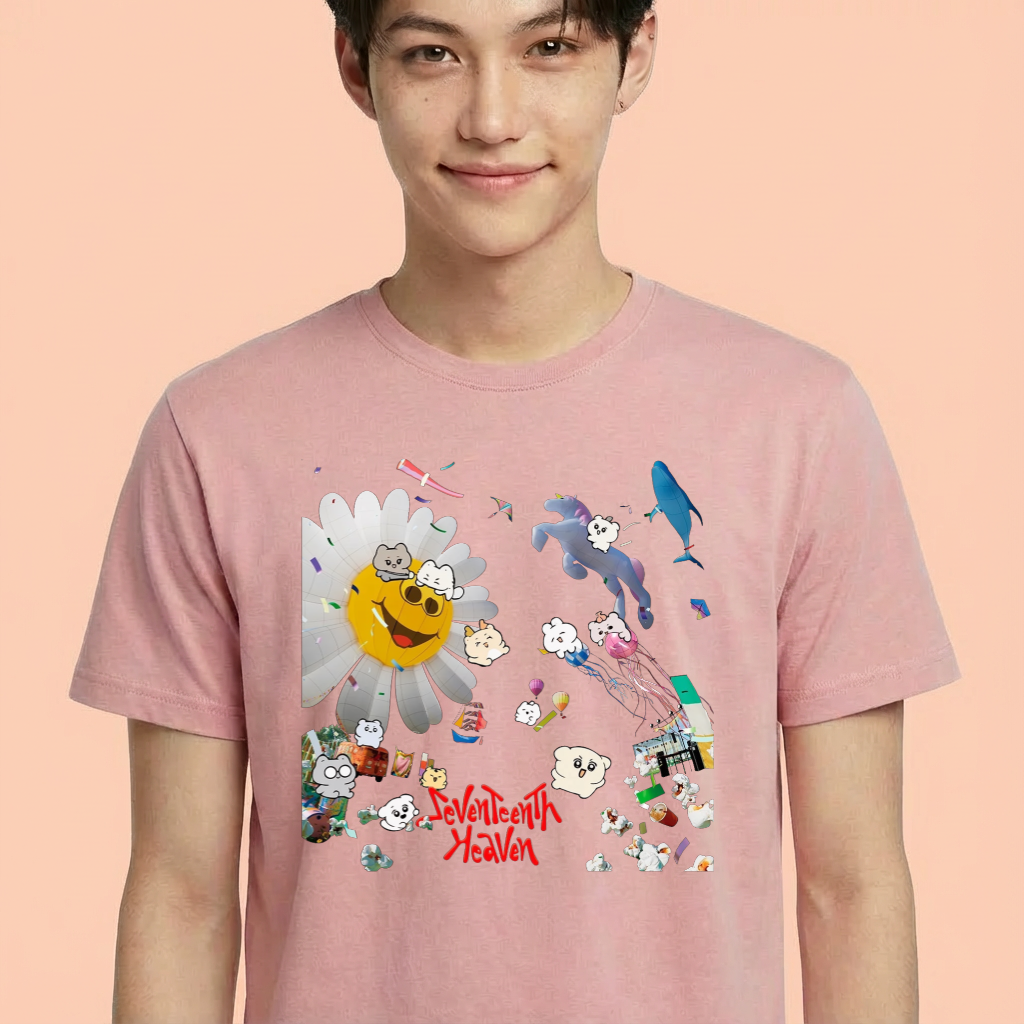 Camiseta camiseta-basica-seventeen-seventeenth-heaven - Rosa