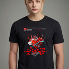Camiseta Seventeen Super Fml Album preta