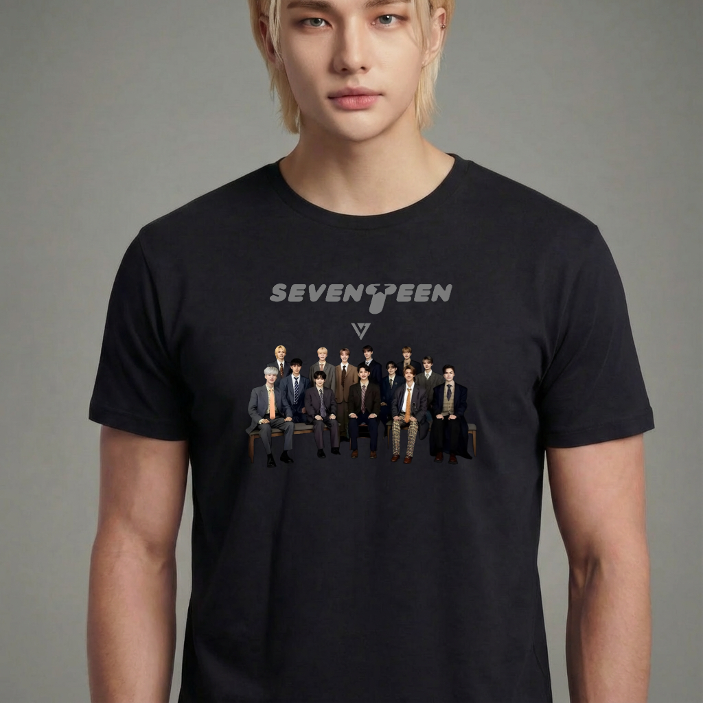 Camiseta camiseta-basica-seventeen-vintage-retro - Preta