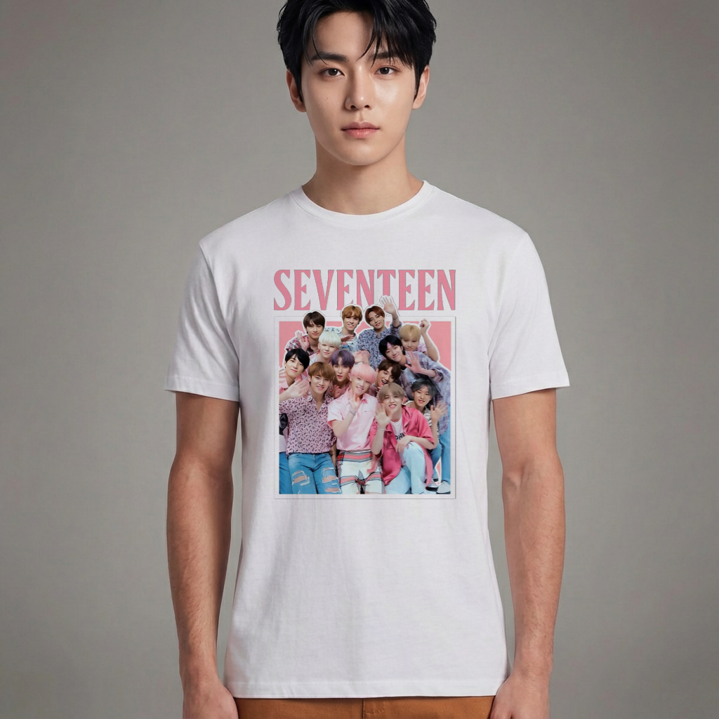 Camiseta Básica Seventeen Vintage - Branca