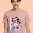 Camiseta Seventeen Vintage rosa