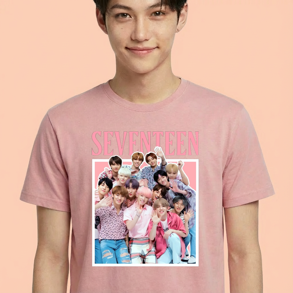 Camiseta camiseta-basica-seventeen-vintage - Rosa