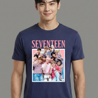 Camiseta Seventeen Vintage azul