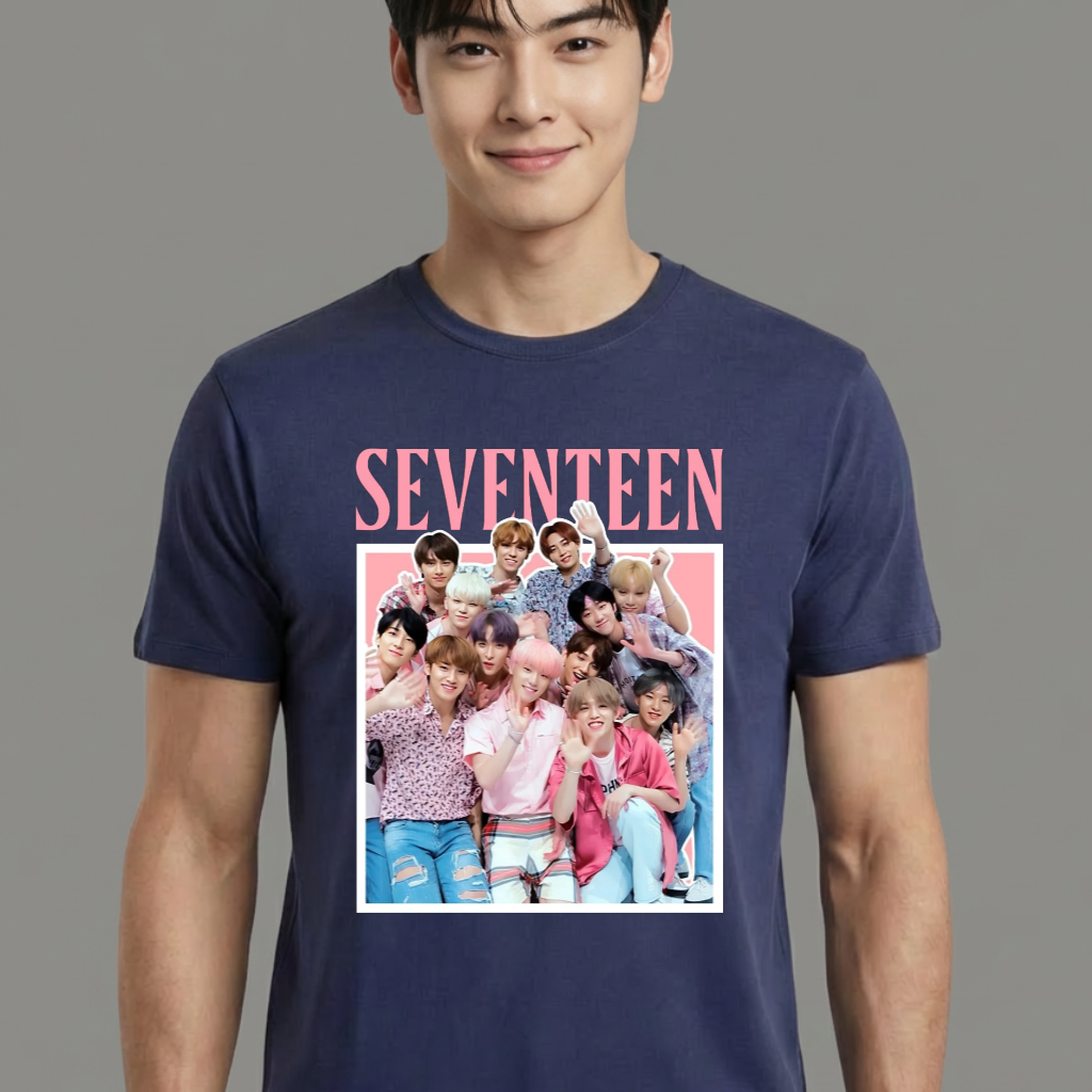Camiseta camiseta-basica-seventeen-vintage - Azul