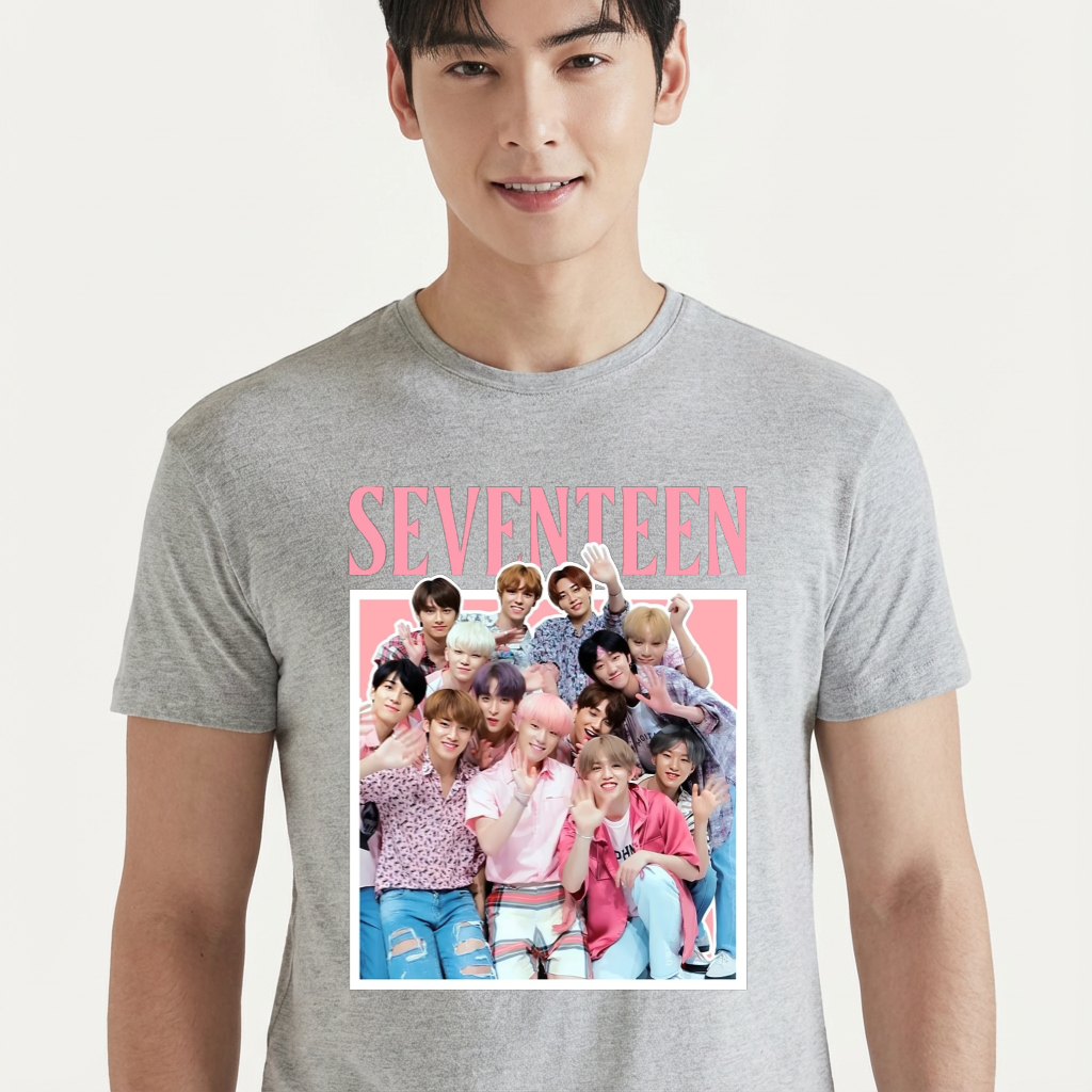 Camiseta camiseta-basica-seventeen-vintage - Cinza