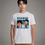 Camiseta Seventeen Wonwoo Graphic branca