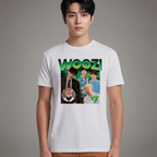 Camiseta Seventeen Woozi Graphic branca