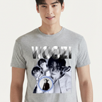 Camiseta Seventeen Woozi cinza