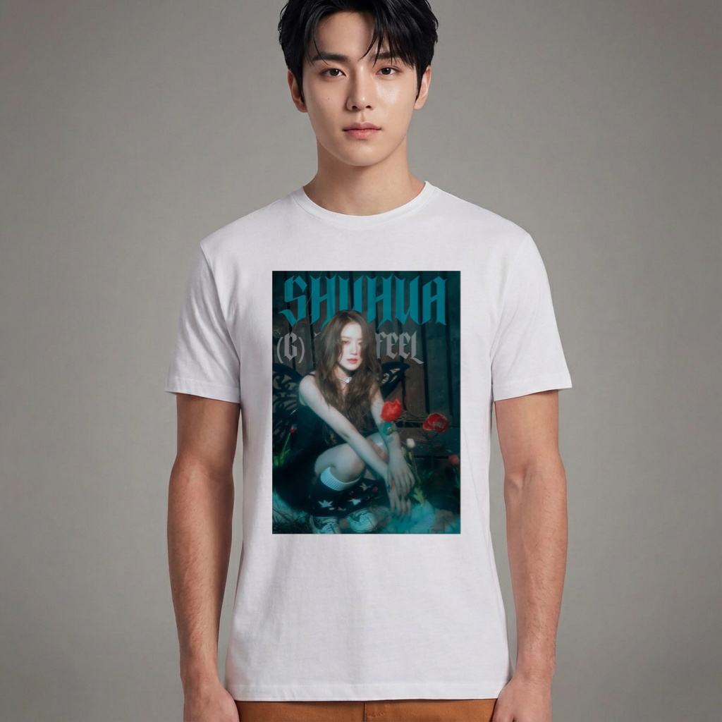 Camiseta Básica Shuhua (G)I-dle - Branca