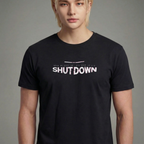 Camiseta Shutdown BLACKPINK preta