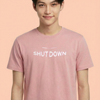 Camiseta Shutdown BLACKPINK rosa