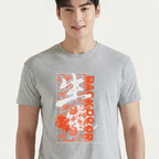 Camiseta Stray Kids Back Door cinza