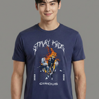 Camiseta Stray Kids Circus azul