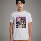 Camiseta Stray Kids Hyunjin branca